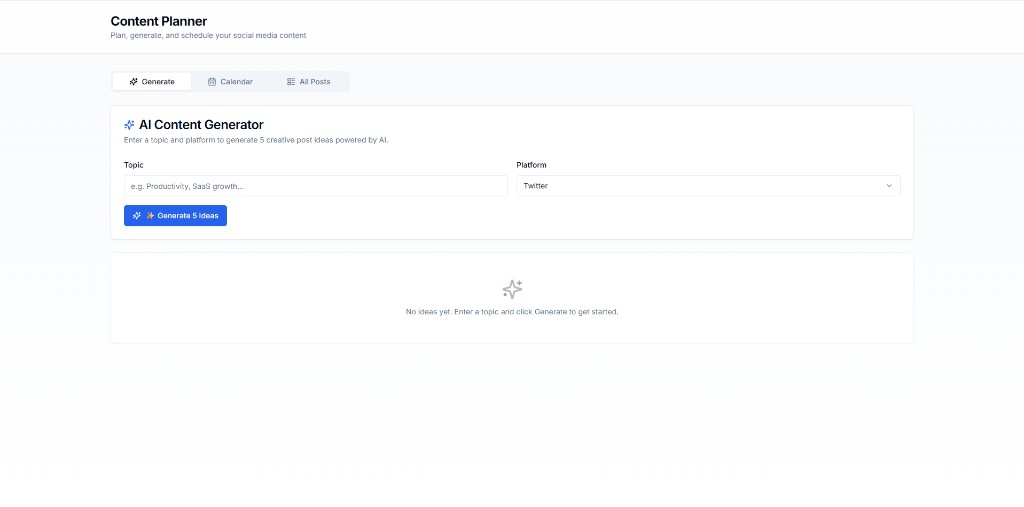 Content Planner