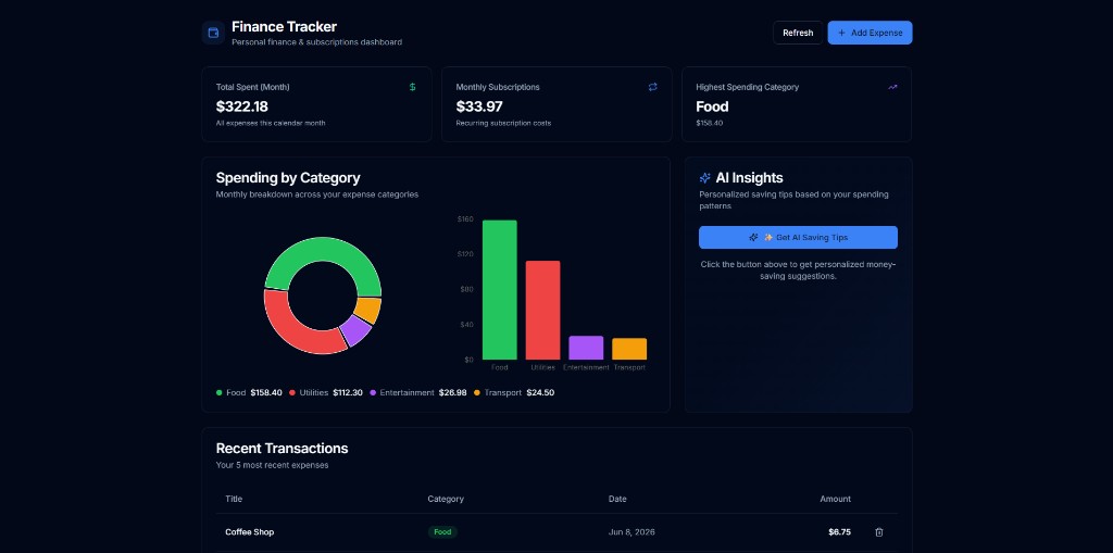 Finance Tracker